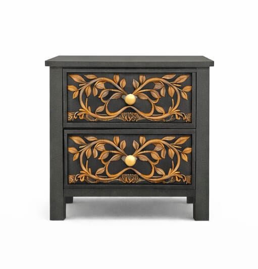 Arbor Vitae Royale™ Hand - Carved Tree of Life Solid Wood Platform Bed / Bed Collection – handcrafted solid wood furniture