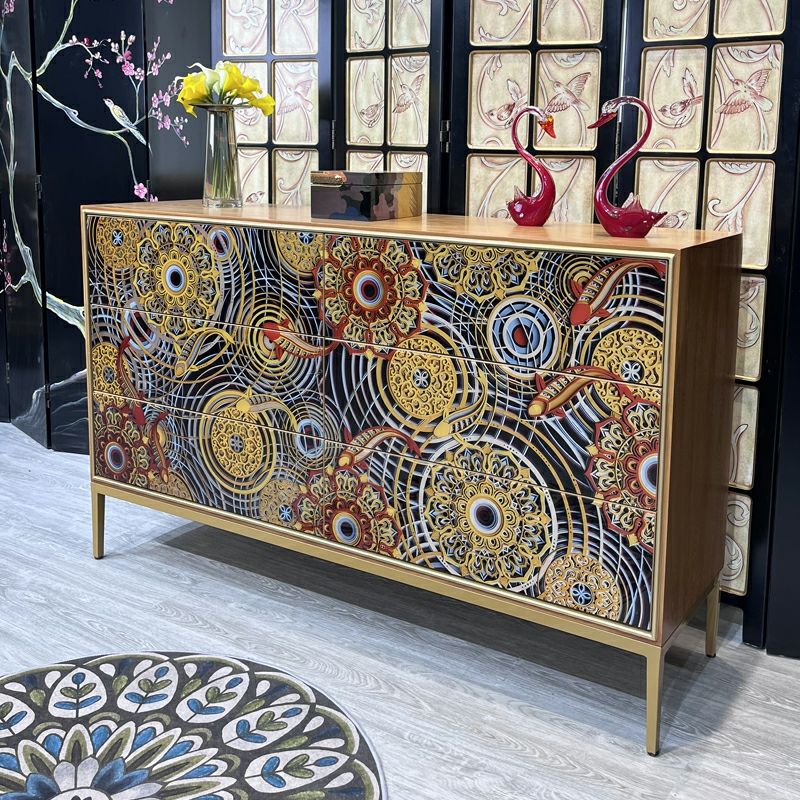 Contemporary Wood Storage Chest Dresser With Soft Closet Drawers – handcrafted solid wood furniture