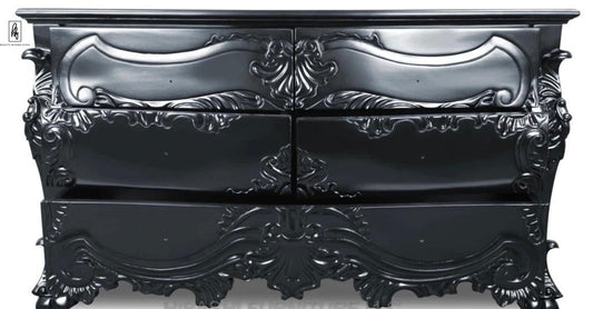Dran Hand Carved Solid Wooden Dresser – handcrafted solid wood furniture