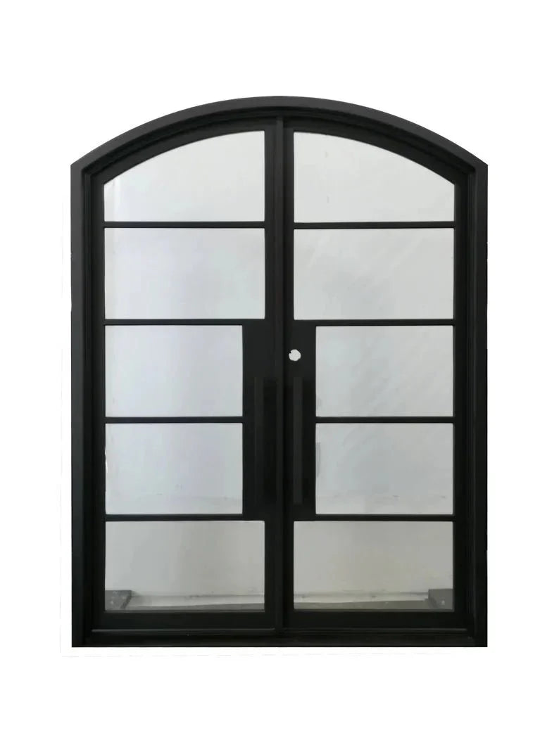 Maritime Wrought Iron Double Door – handcrafted solid wood furniture