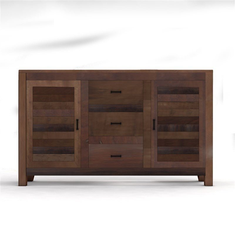 NIRVANA CHOCOLATE TIMBER SIDEBOARD M - 140 - 30 - 80 – handcrafted solid wood furniture