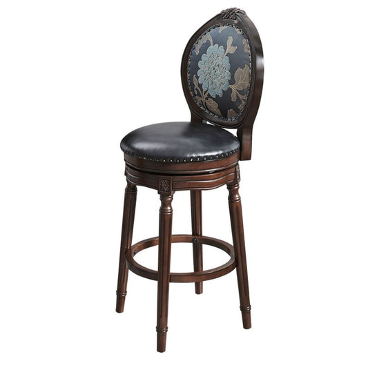 Reddish Brown Solid Wood Bar Stools with Armrest/Armless – handcrafted solid wood furniture