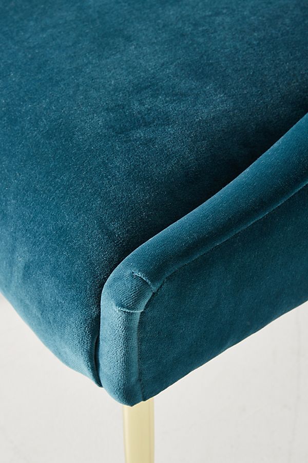 Velvet Elowen Dining Chair without Arm Rest – handcrafted solid wood furniture