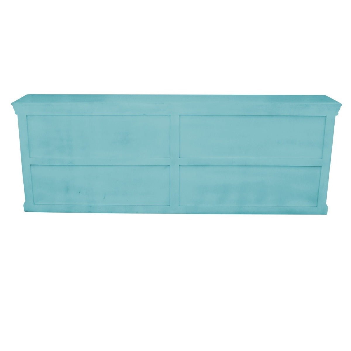 X DESIGN SOLID 3 WOODEN DOOR SIDEBOARD - Turquoise - 200 - 40 - 90 – handcrafted solid wood furniture
