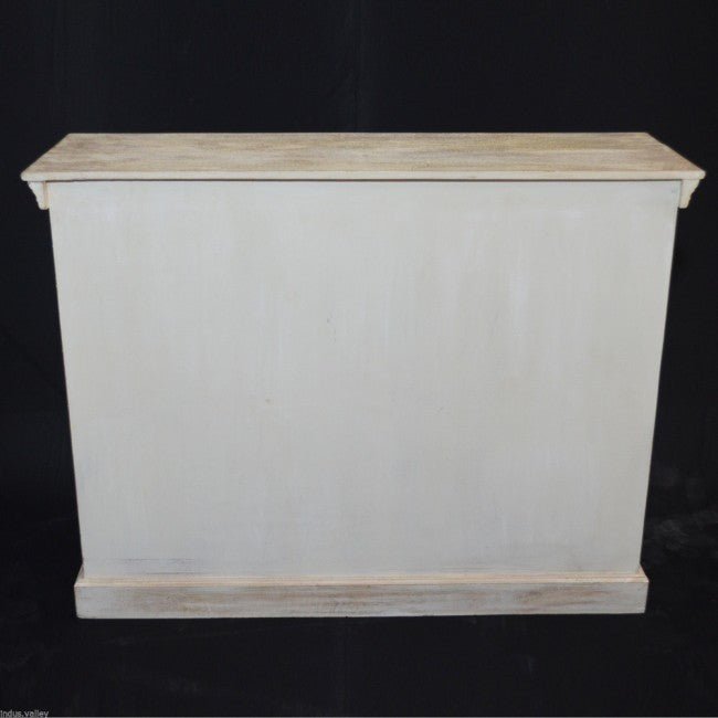 X DESIGN SOLID WOOD DOOR SIDEBOARD - White wash - 110 - 40 - 90 – handcrafted solid wood furniture