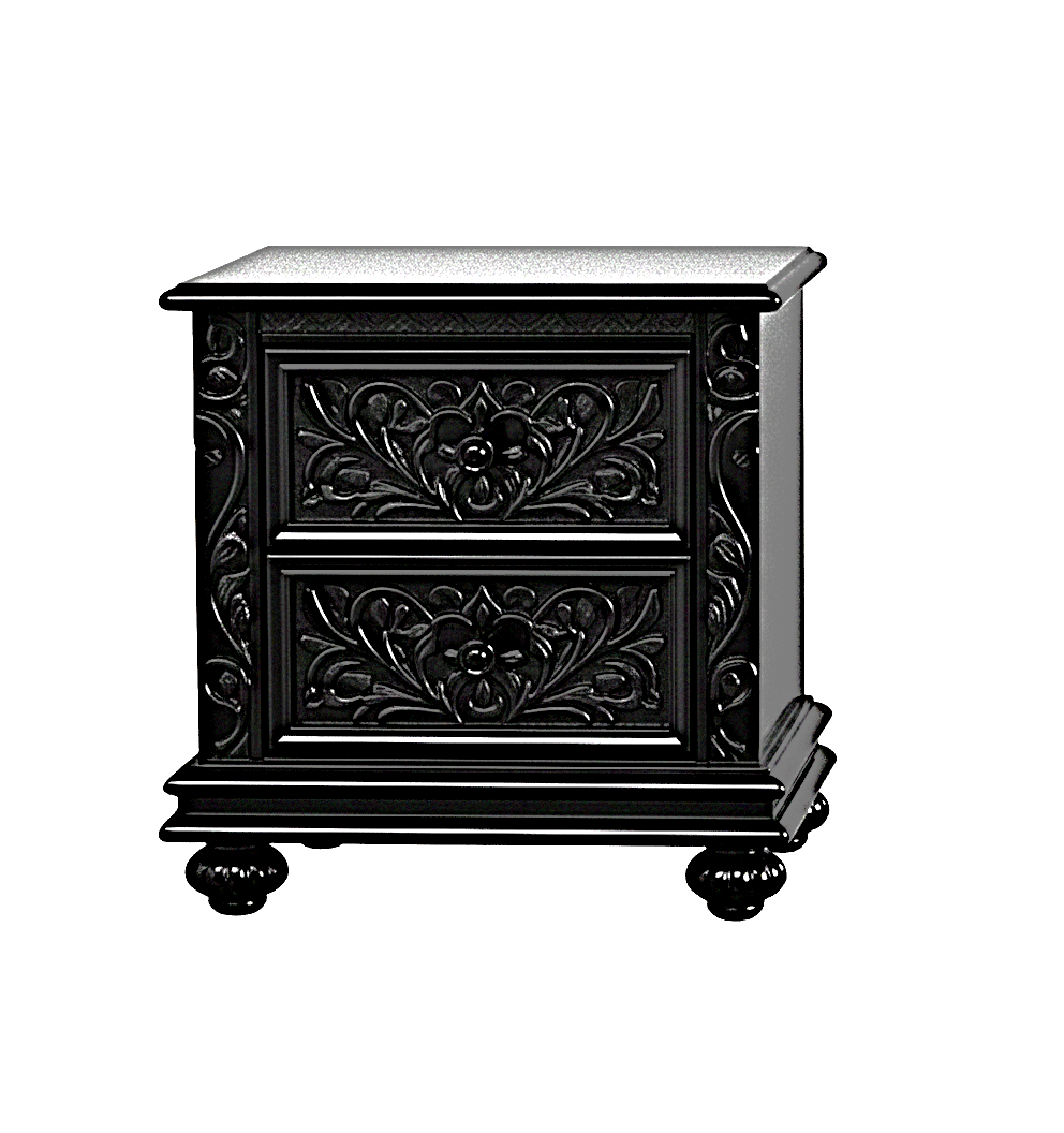 Imperial Lion Throne Carved Platform Platform Bed & Bedroom Set – Handcrafted Solid Wood Masterpiece