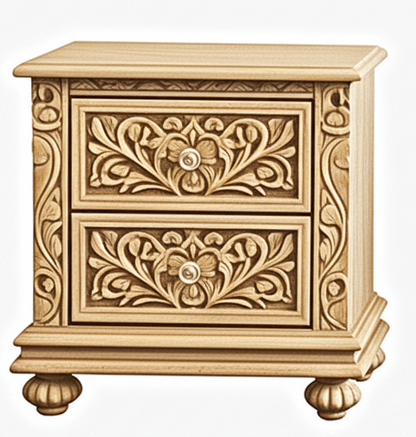 Imperial Lion Throne Carved Platform Platform Bed & Bedroom Set – Handcrafted Solid Wood Masterpiece