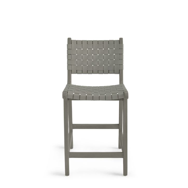 Aeterna Solid wood low back Bar/Counter Stool Set of 2 pieces – handcrafted solid wood furniture