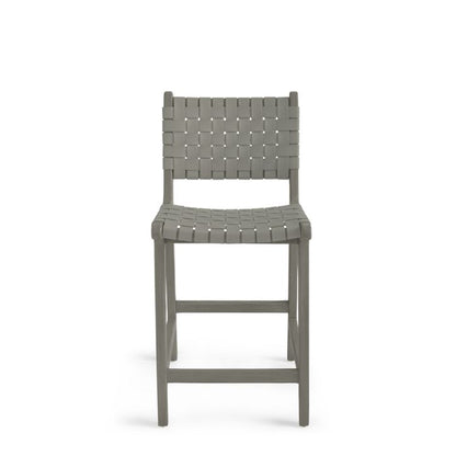 Aeterna Solid wood low back Bar/Counter Stool Set of 2 pieces – handcrafted solid wood furniture