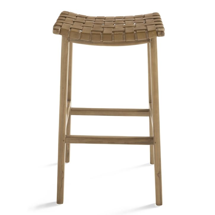 Aeterna Solid Wood Recamier Bar/Counter stool – handcrafted solid wood furniture