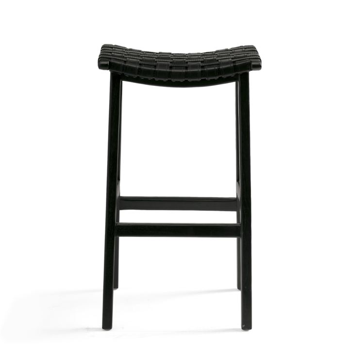 Aeterna Solid Wood Recamier Bar/Counter stool – handcrafted solid wood furniture