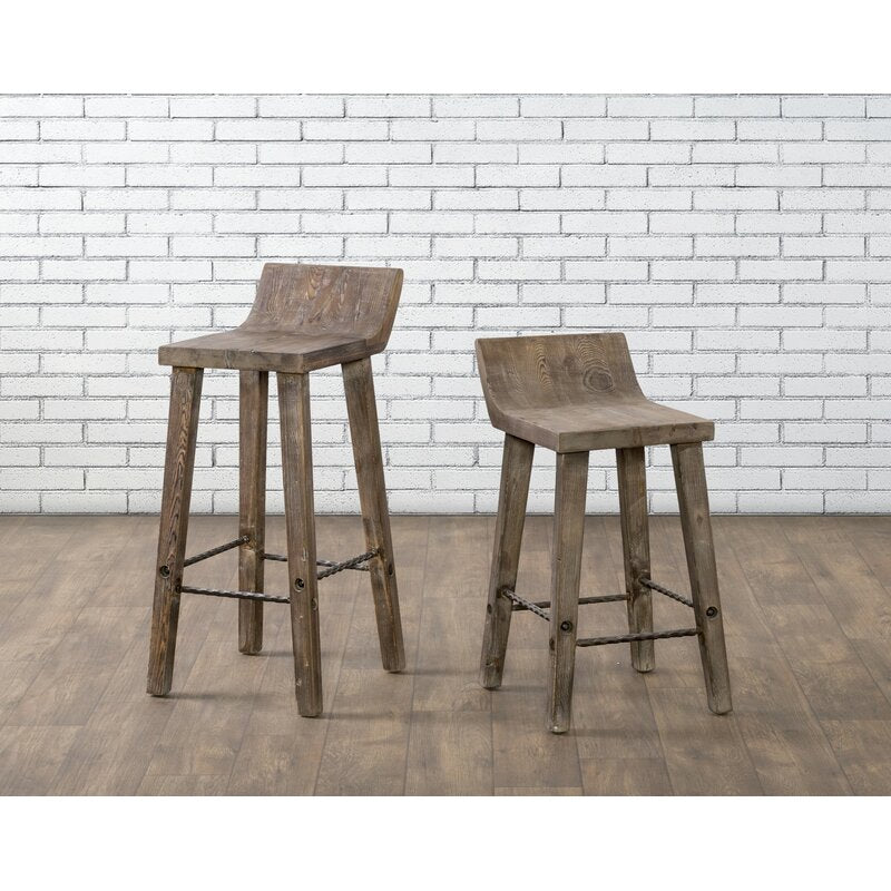 Alfonso Solid Wood Bar & Counter Stool – handcrafted solid wood furniture