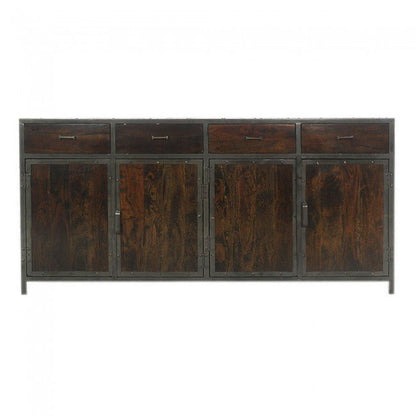 ANGLE METAL AND TIMBER SIDEBOARD – handcrafted solid wood furniture