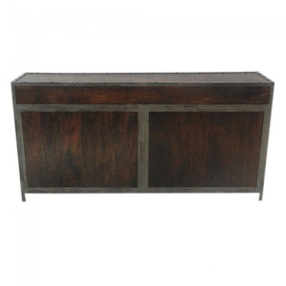 ANGLE METAL AND TIMBER SIDEBOARD – handcrafted solid wood furniture