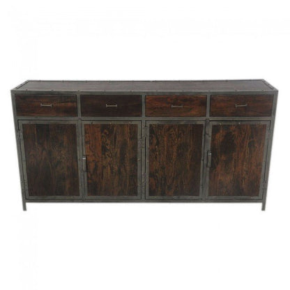ANGLE METAL AND TIMBER SIDEBOARD – handcrafted solid wood furniture