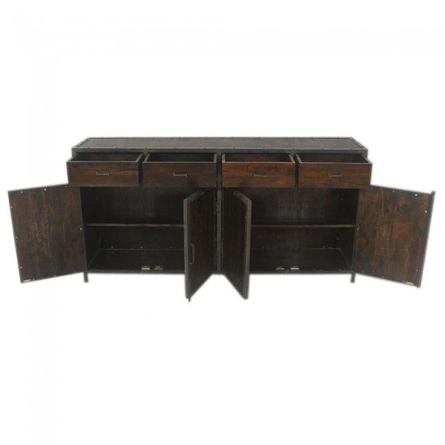 ANGLE METAL AND TIMBER SIDEBOARD – handcrafted solid wood furniture