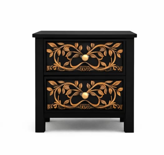 Arbor Vitae Royale™ Hand - Carved Tree of Life Solid Wood Platform Bed / Bed Collection – handcrafted solid wood furniture