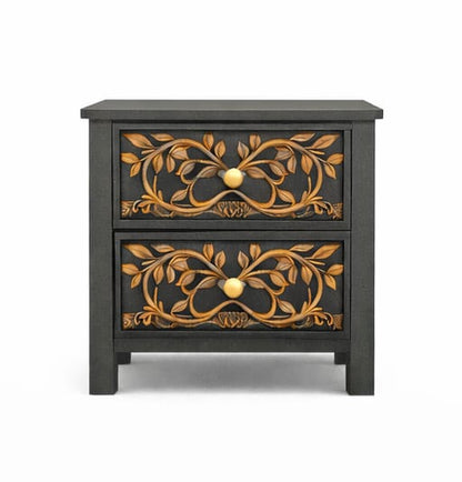 Arbor Vitae Royale™ Hand - Carved Tree of Life Solid Wood Platform Bed / Bed Collection – handcrafted solid wood furniture