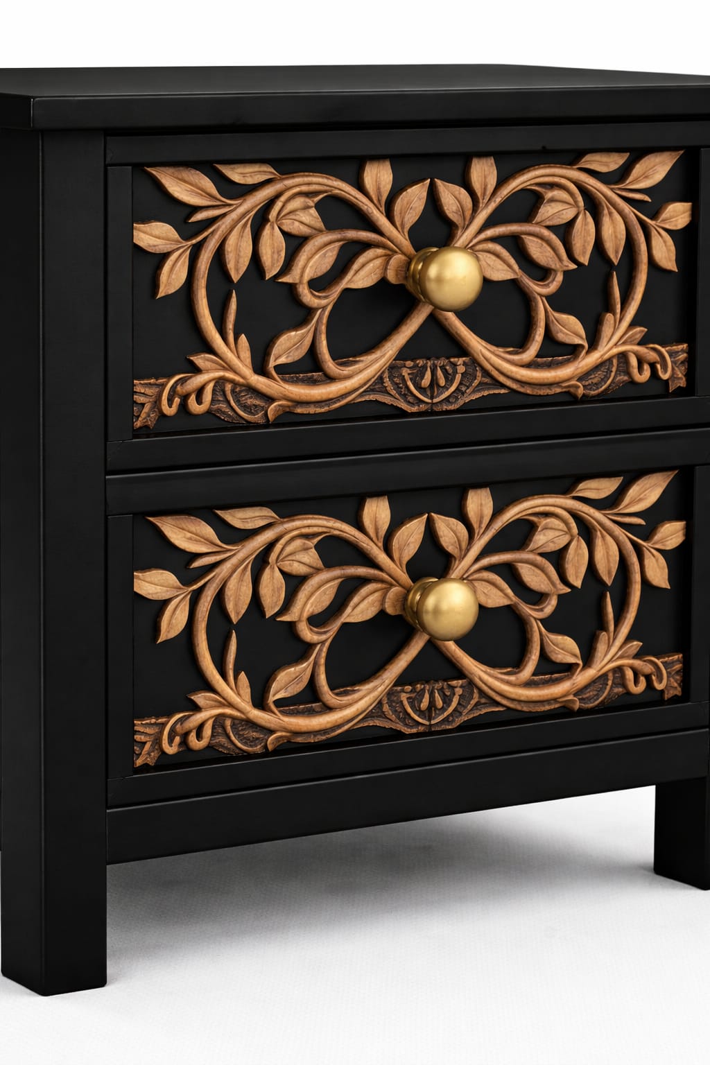 Arbor Vitae Royale™ Hand - Carved Tree of Life Solid Wood Platform Bed / Bed Collection – handcrafted solid wood furniture