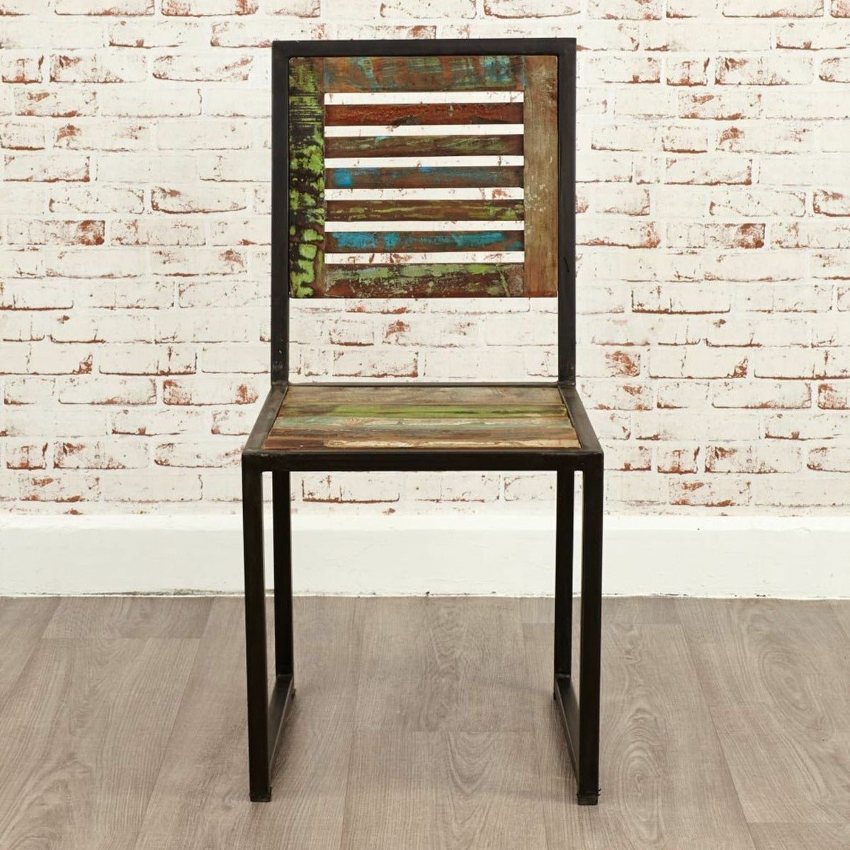 Aspen Reclaimed Wood 6 Seater Dining Set, Table, Bench & Chair – handcrafted solid wood furniture