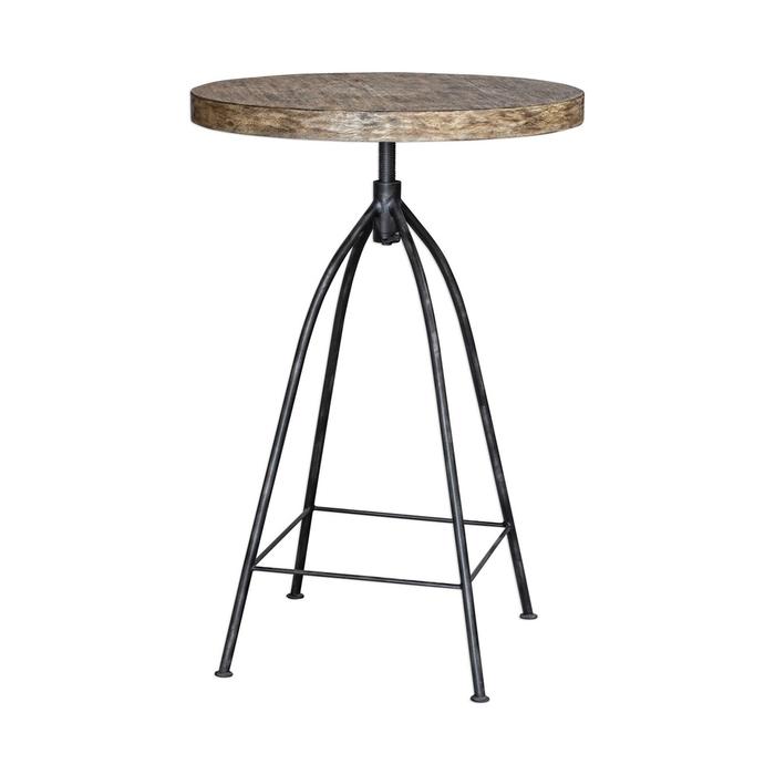 Balayan Handmade Uttermost Industrial Pub Table – handcrafted solid wood furniture