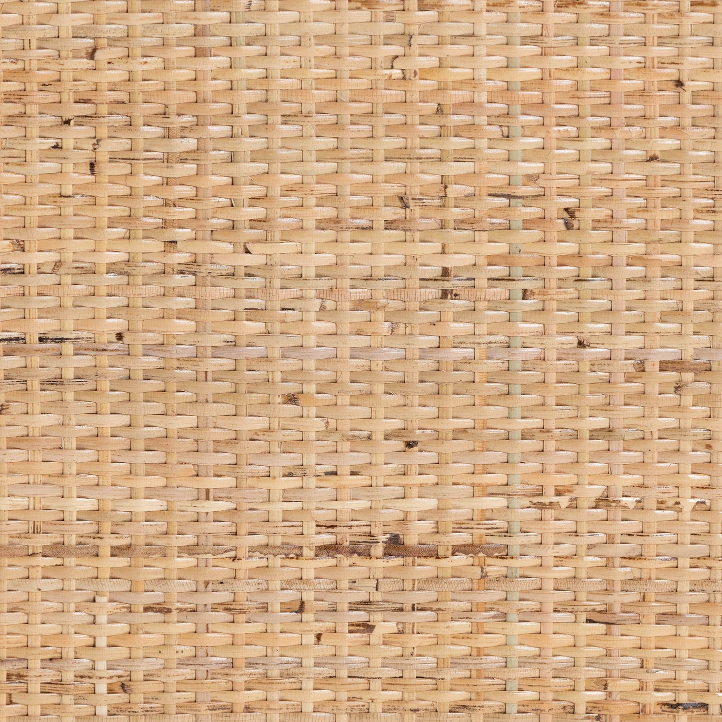 Calvin & Bay Natural Bohemian Rattan Bedside / Nightstand – handcrafted solid wood furniture