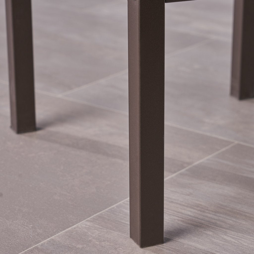 Cebu Industrial Barstools with Rustic Metal Finish Iron Frame – handcrafted solid wood furniture