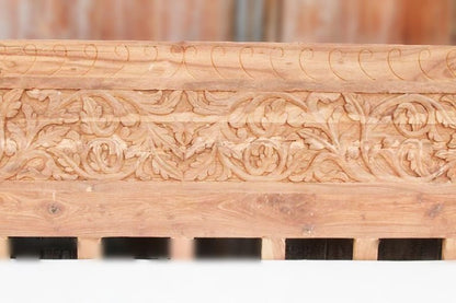 Dalia Hand Carved Indian Solid Wooden Daybed by R-Designs Furniture – handcrafted solid wood furniture made in India