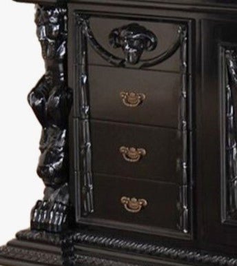 Daze Hand Carved Gothic Dresser – handcrafted solid wood furniture