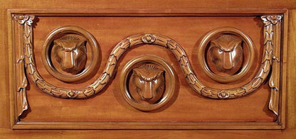 Daze Gothic Hand Carved Platform Bed – handcrafted solid wood furniture