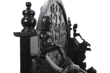 Daze Hand Carved Gothic Platform Bed - HF Commercial Furniture