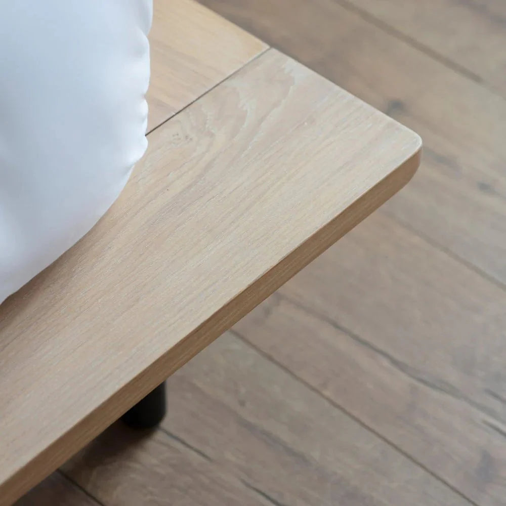 Dura Solid Wood Natural Bed – handcrafted solid wood furniture