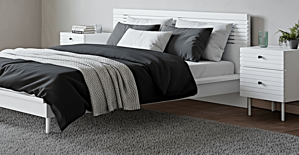 Dura Solid Wood Natural Bed – handcrafted solid wood furniture