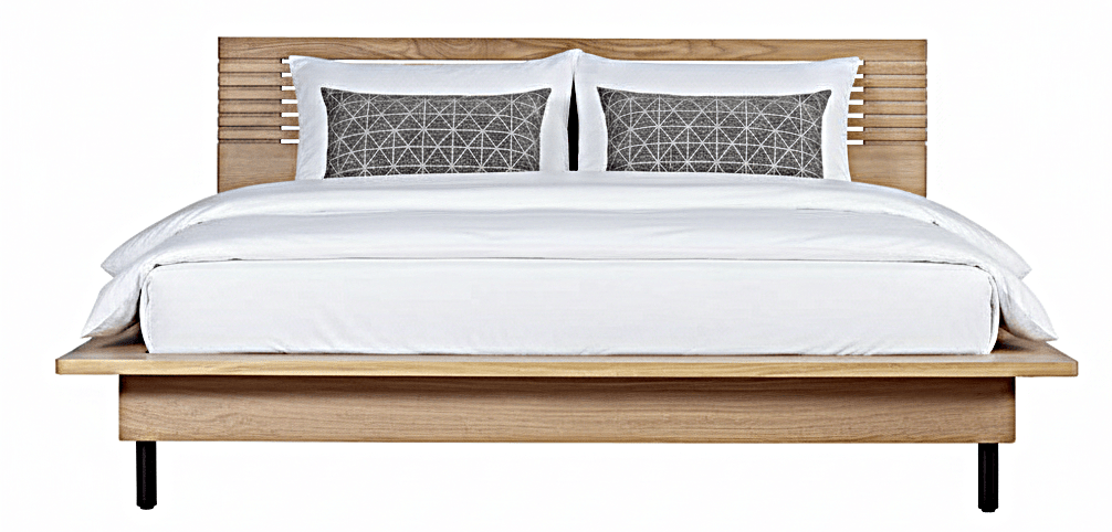 Dura Solid Wood Natural Bed – handcrafted solid wood furniture