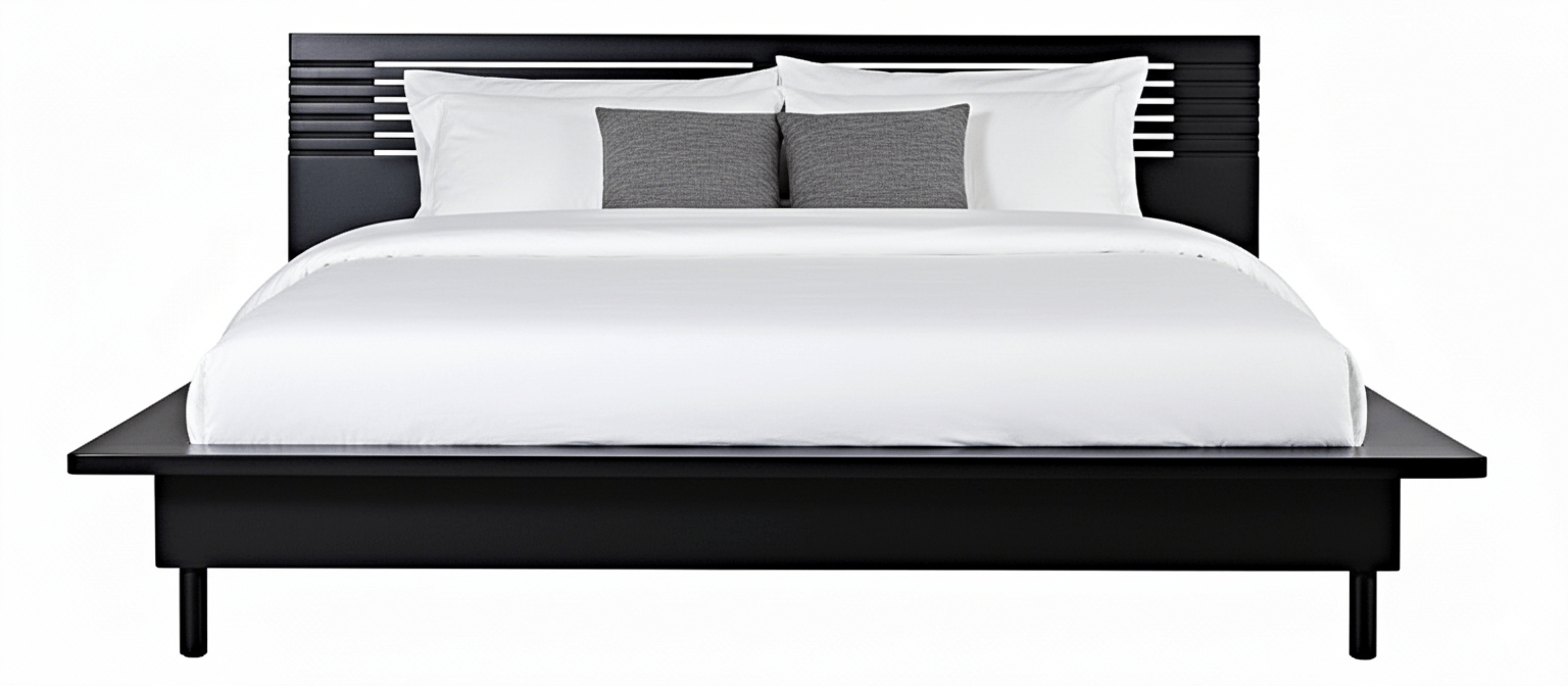 Dura Solid Wood Natural Bed – handcrafted solid wood furniture