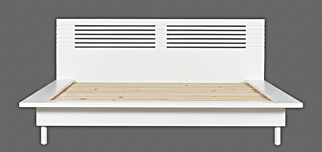 Dura Solid Wood Natural Bed – handcrafted solid wood furniture