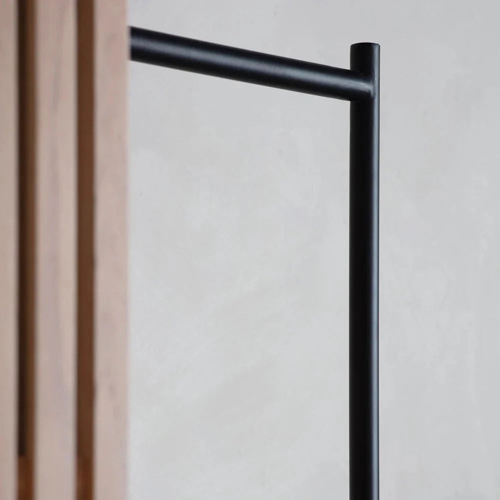 Dura Solid Wood Natural Open Armoire/Wardrobe – handcrafted solid wood furniture