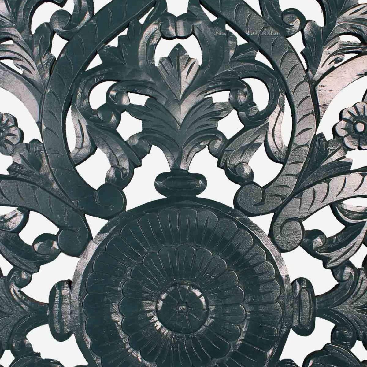 Dynasty Carved Indian Solid Wood Bed Frame – handcrafted solid wood furniture