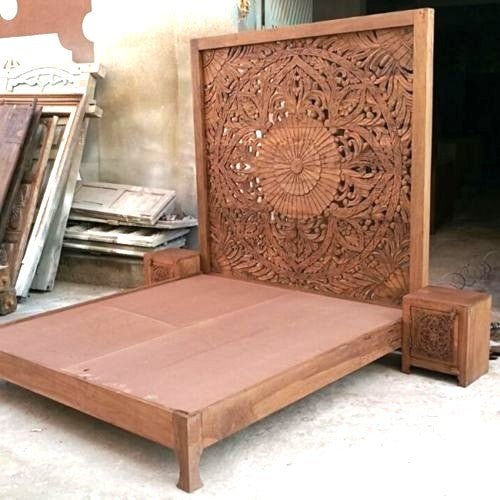 Dynasty Solid Wood Open - Frame Bed – handcrafted solid wood furniture