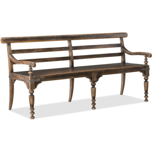 FATUM Hill Country Wood Bench – handcrafted solid wood furniture