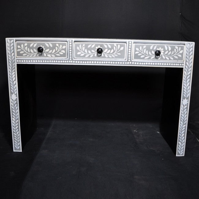 Floral Design Hand Painted Hall Table – handcrafted solid wood furniture