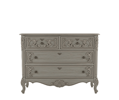 French Country Hand - Carved Solid Wood Platform Bed / Bedroom Collection – handcrafted solid wood furniture