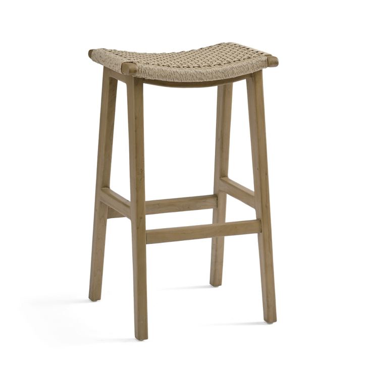 Glioe Backless Solid Wood Bar and Counter Stool – handcrafted solid wood furniture