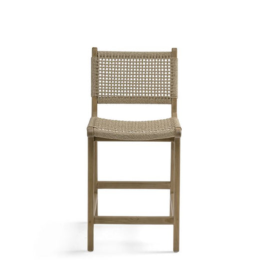 Glioe Solid Wood Low Back Bar and Counter Stool – handcrafted solid wood furniture