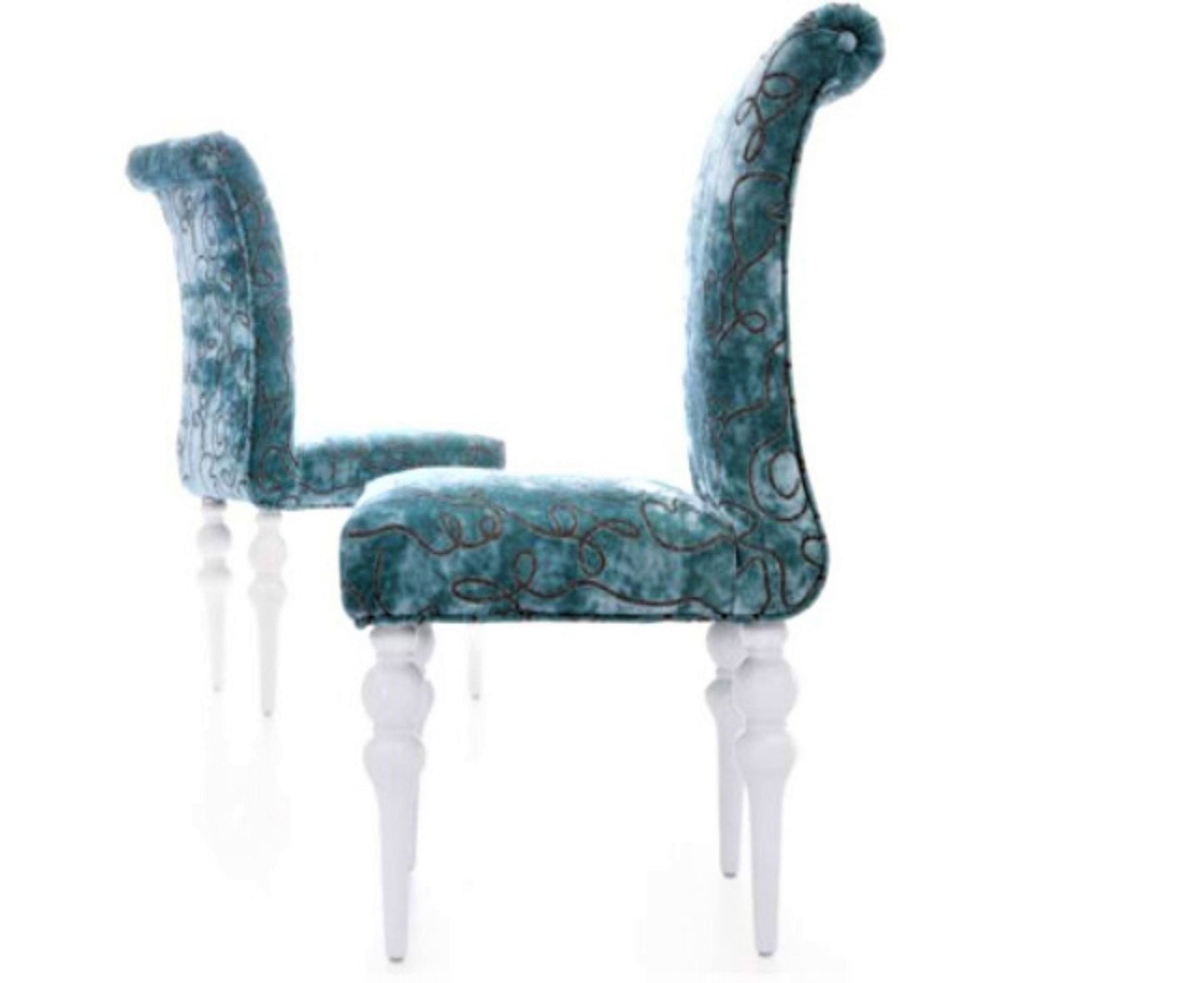 GOLF HAND CARVED LUXURY DINING TABLE SET – handcrafted solid wood furniture