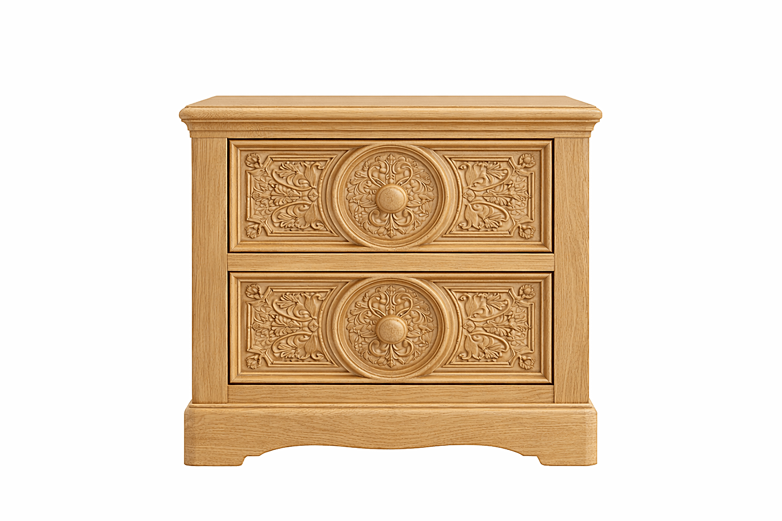 Grand Chateau™ Hand - Carved Solid Wood Platform Bed & Bedroom Collection – handcrafted solid wood furniture
