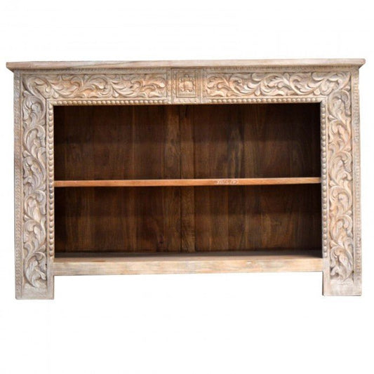 Hand Carved Hall Table – handcrafted solid wood furniture