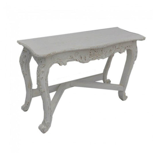Hand Carved Hall Table – handcrafted solid wood furniture