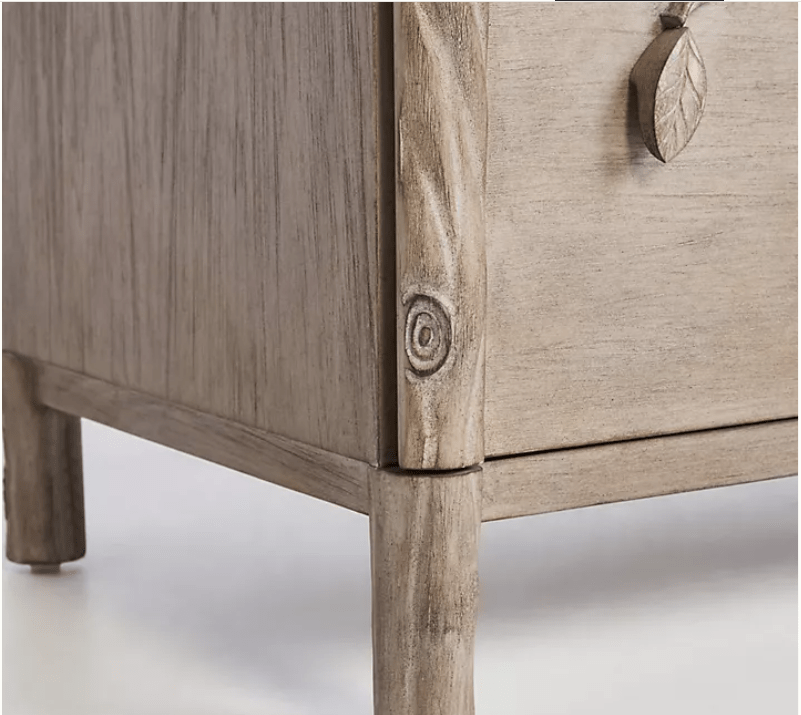 Hand Carved Ornithology Six - Drawer Dresser – handcrafted solid wood furniture