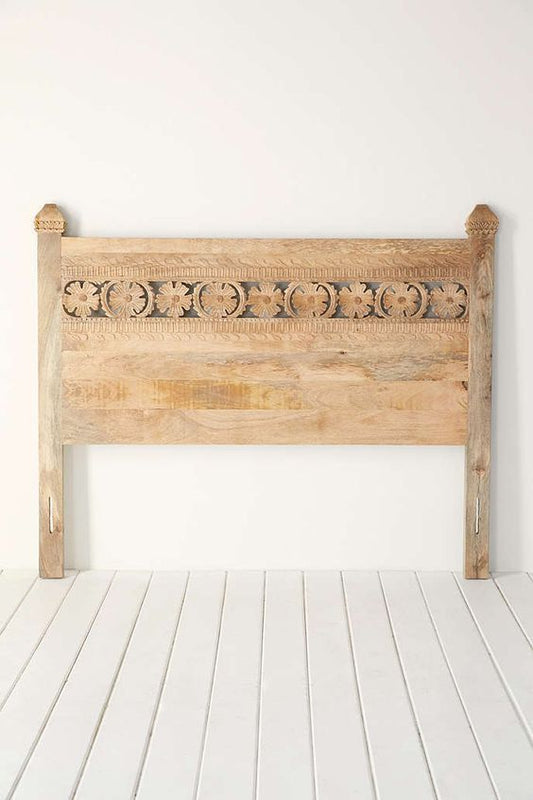 Hand Carved Wall Panel/Bedhead – handcrafted solid wood furniture